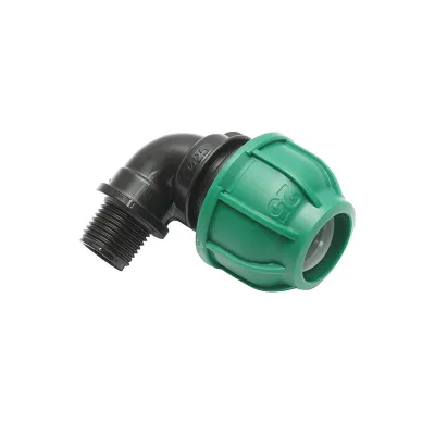 Gomito Compressione 25mm X 1/2" per sistemi di irrigazione Raccordo/Giunto Maschio 25mm X 1/2" Raccordo Compressione Manicotto Raccordo Compressione Tubo irrigazione - immagine 2