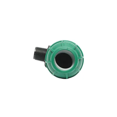 Gomito Compressione 25mm X 1/2" per sistemi di irrigazione Raccordo/Giunto Maschio 25mm X 1/2" Raccordo Compressione Manicotto Raccordo Compressione Tubo irrigazione - immagine 3