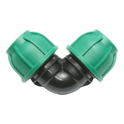 Gomito Compressione 25mm X 25mm per sistemi di irrigazione Raccordo Compressione Manicotto Raccordo Compressione Tubo irrigazione 25mm X 25mm - immagine 3