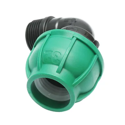 Gomito Compressione 32 mm X 1" per sistemi di irrigazione Raccordo/Giunto Maschio 32 mm X 1" Raccordo Compressione Manicotto Raccordo Compressione Tubo irrigazione - immagine 3