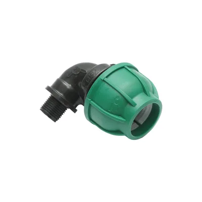 Gomito Compressione 32 mm X 1/2" per sistemi di irrigazione Raccordo/Giunto Maschio 32mm X 1/2" Raccordo Compressione Manicotto Raccordo Compressione Tubo irrigazione - immagine 2