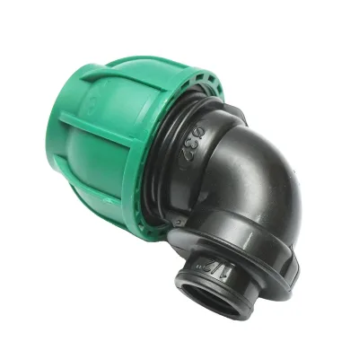 Gomito Compressione 32mm X 1/2" per sistemi di irrigazione Raccordo/Giunto Femmina 32mm X 1/2" Raccordo Compressione Manicotto Compressione Tubo irrigazione - immagine 2