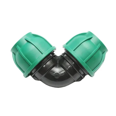 Gomito Compressione 32mm X 32mm per sistemi di irrigazione Raccordo Compressione Manicotto Raccordo Compressione Tubo irrigazione 32mm X 32mm - immagine 2