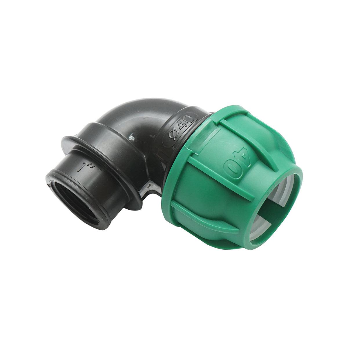 Gomito Compressione 40mm X 1" per sistemi di irrigazione Raccordo/Giunto Maschio 40mm X 1" Raccordo Compressione Manicotto Raccordo Compressione Tubo irrigazione - immagine 2