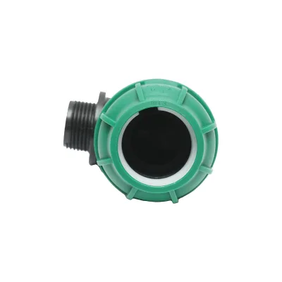 Gomito Compressione 40mm X 1" per sistemi di irrigazione Raccordo/Giunto Maschio 40mm X 1" Raccordo Manicotto Tubo irrigazione - immagine 3