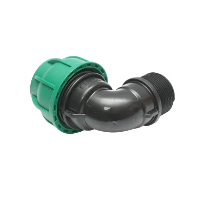 Gomito Compressione 40mm X 5/4" per sistemi di irrigazione Raccordo/Giunto Maschio 40mm X 5/4" Raccordo Compressione Manicotto Raccordo Compressione Tubo irrigazione - immagine 3