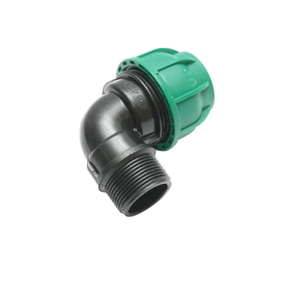 Gomito Compressione 40mm X 5/4" per sistemi di irrigazione Raccordo/Giunto Maschio 40mm X 5/4" Raccordo Compressione Manicotto Raccordo Compressione Tubo irrigazione - immagine 4