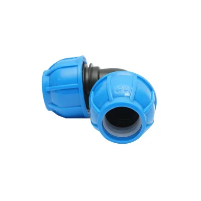 Gomito Compressione a gomito PN10-32mm x 32mm. per sistemi di irrigazione Raccordo Compressione Manicotto Raccordo Compressione tubo irrigazione - immagine 2