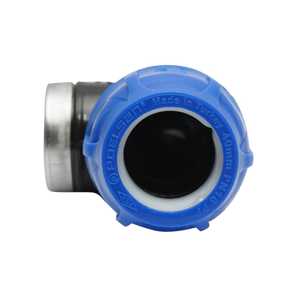 Gomito Compressione a gomito PN16-40mmx5/4" per sistemi di irrigazione RACCORDO/GIUNTO FEMMINA 40mmx5/4 Raccordo Compressione Manicotto Raccordo Compressione tubo irrigazione - immagine 3