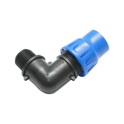 Gomito Compressione PN16-20mm X 1/2" per sistemi di irrigazione Raccordo/Giunto Maschio PN16-20mm X 1/2" Raccordo Compressione Manicotto Raccordo Compressione Tubo irrigazione - immagine 3