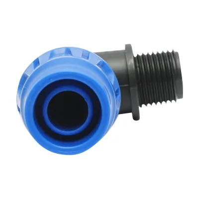 Gomito Compressione PN16-20mm X 1/2" per sistemi di irrigazione Raccordo/Giunto Maschio PN16-20mm X 1/2" Raccordo Compressione Manicotto Raccordo Compressione Tubo irrigazione - immagine 4
