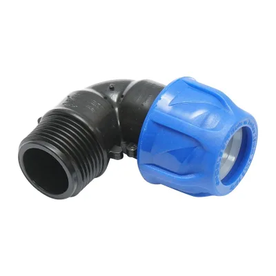 Gomito Compressione PN16-25mm x 1" per sistemi di irrigazione Raccordo/Giunto Maschio PN16-25mmx 1" Raccordo Compressione Manicotto Raccordo Compressione Tubo irrigazione - immagine 3