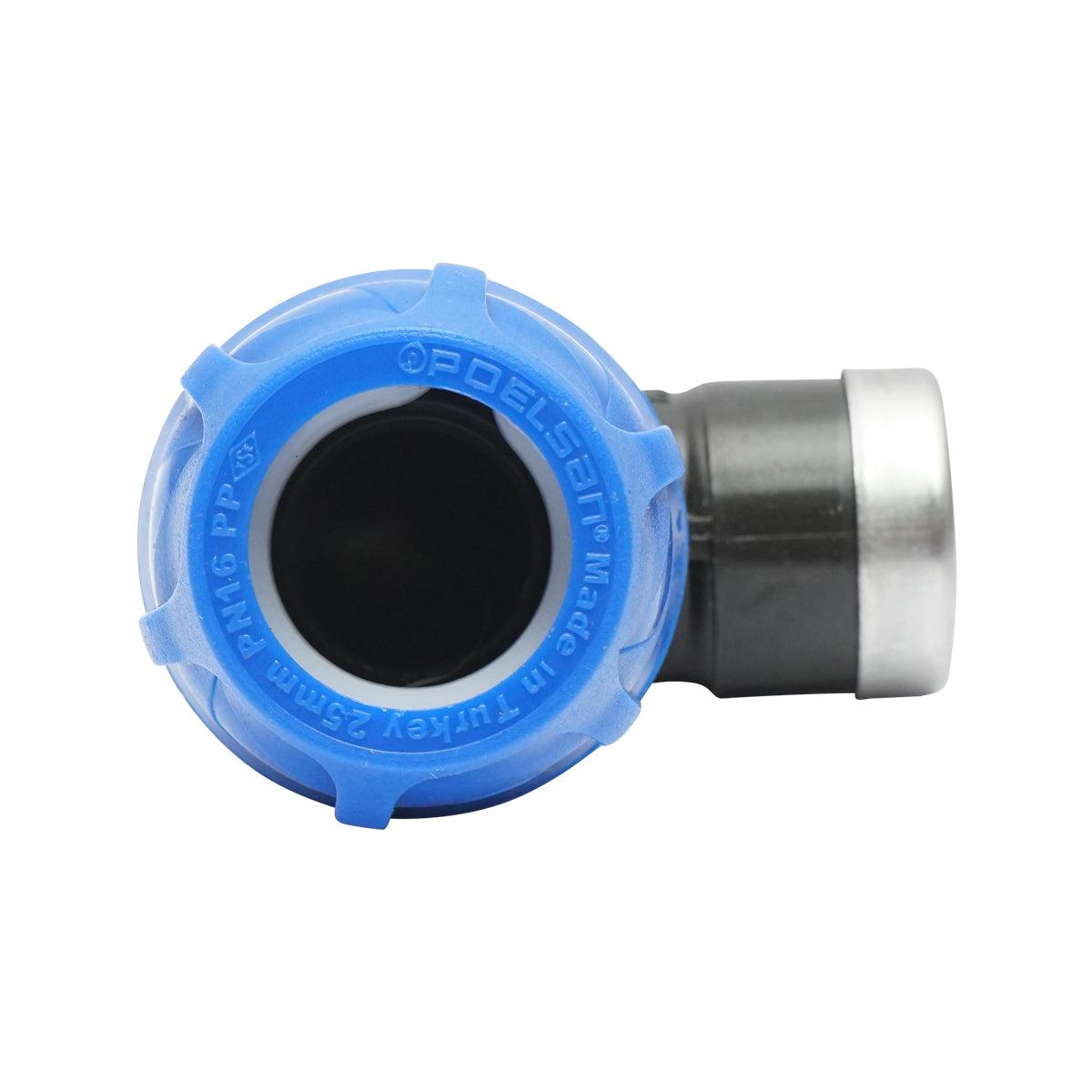 Gomito Compressione PN16-25mm X 1/2" per sistemi di irrigazione Raccordo/Giunto Femmina PN16-25mm X 1/2" Raccordo Compressione Manicotto Raccordo Compressione Tubo irrigazione - immagine 2