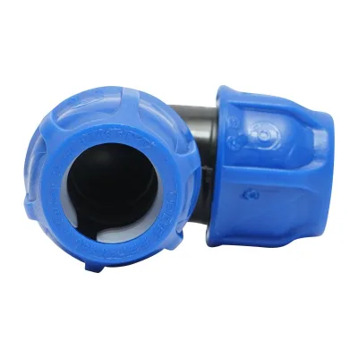 Gomito Compressione PN16-25mm x 25mm. per sistemi di irrigazione Raccordo Compressione Manicotto Raccordo Compressione Tubo irrigazione - immagine 4