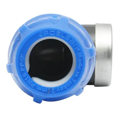 Gomito Compressione PN16-25mmx 3/4" per sistemi di irrigazione Raccordo/Giunto Femmina PN16-25mmx 3/4" Raccordo Compressione Manicotto Raccordo Compressione Tubo irrigazione - immagine 3