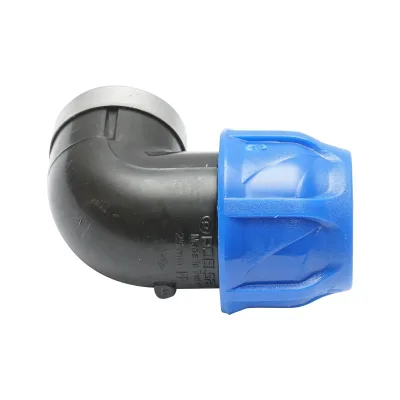 Gomito Compressione PN16-25mmx 3/4" per sistemi di irrigazione Raccordo/Giunto Femmina PN16-25mmx 3/4" Raccordo Compressione Manicotto Raccordo Compressione Tubo irrigazione - immagine 2
