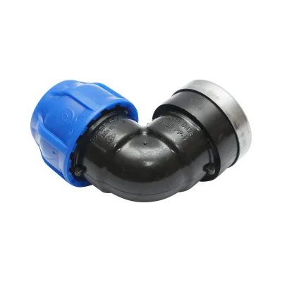 Gomito Compressione PN16-32mmx 1 1/4" per sistemi di irrigazione RACCORDO/GIUNTO FEMMINA PN16-32mmx 1 1/4" Raccordo Compressione Manicotto Raccordo Compressione tubo irrigazione - immagine 3