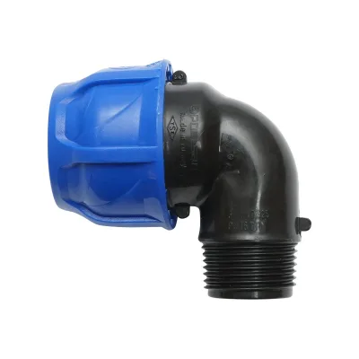 Gomito Compressione PN16-32mmx 1" per sistemi di irrigazione Raccordo/Giunto Maschio PN16-32mmx 1" Raccordo Compressione Manicotto Raccordo Compressione Tubo irrigazione - immagine 2