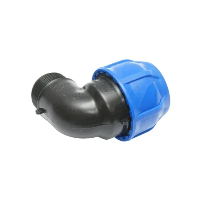 Gomito Compressione PN16-40mm X 1-1/4" per sistemi di irrigazione Raccordo/Giunto Maschio PN16-40mm X 1-1/4" Raccordo Compressione Manicotto Raccordo Compressione Tubo irrigazione - immagine 3
