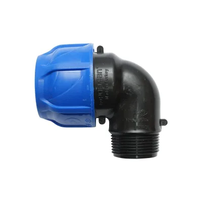 Gomito Compressione PN16-40mm X 1-1/4" per sistemi di irrigazione Raccordo/Giunto Maschio PN16-40mm X 1-1/4" Raccordo Compressione Manicotto Raccordo Compressione Tubo irrigazione - immagine 2