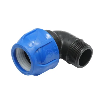 Gomito Compressione PN16-40mm X 1-1/4" per sistemi di irrigazione Raccordo/Giunto Maschio PN16-40mm X 1-1/4" Raccordo Compressione Manicotto Raccordo Compressione Tubo irrigazione - immagine 4