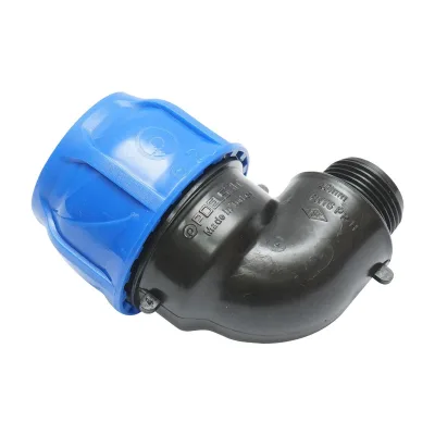 Gomito Compressione PN16-40mm X 1-1/6" per sistemi di irrigazione Raccordo/Giunto Maschio PN16-40mm X 1-1/6" Raccordo Compressione Manicotto Raccordo Compressione Tubo irrigazione - immagine 4