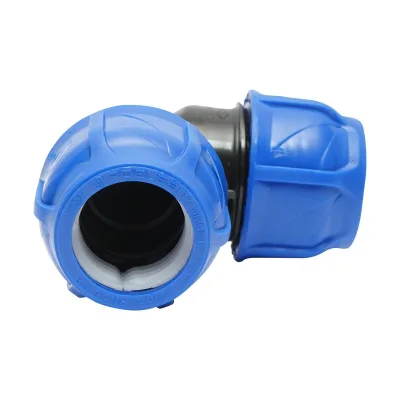Gomito Compressione PN16-40mm x 40mm. per sistemi di irrigazione Raccordo Compressione Manicotto Raccordo Compressione tubo irrigazione - immagine 3