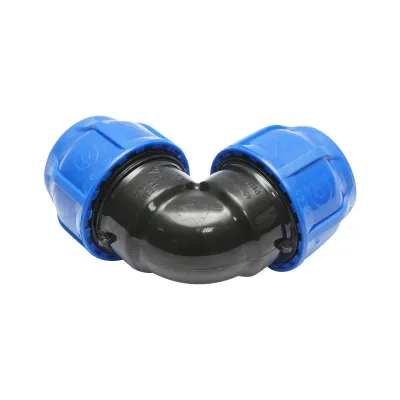 Gomito Compressione PN16-40mm x 40mm. per sistemi di irrigazione Raccordo Compressione Manicotto Raccordo Compressione tubo irrigazione - immagine 2