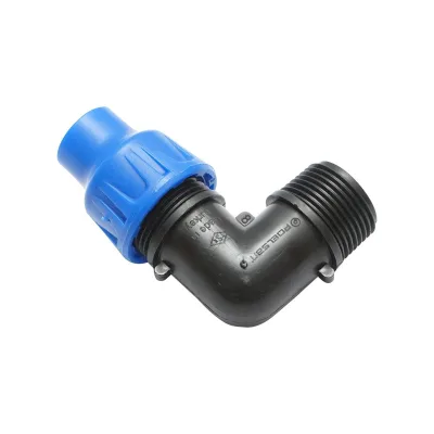 Gomito Compressione PN6-16mm X 3/4" per sistemi di irrigazione Raccordo/Giunto Maschio PN6-16mm X 3/4" Raccordo Compressione Manicotto Raccordo Compressione Tubo irrigazione - immagine 4