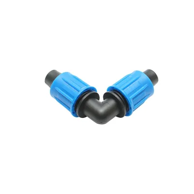 Gomito connettore per tubo di irrigazione 16x16mm per sistemi di irrigazione a goccia Adattatore a Gomito per Irrigazione a Goccia - immagine 3