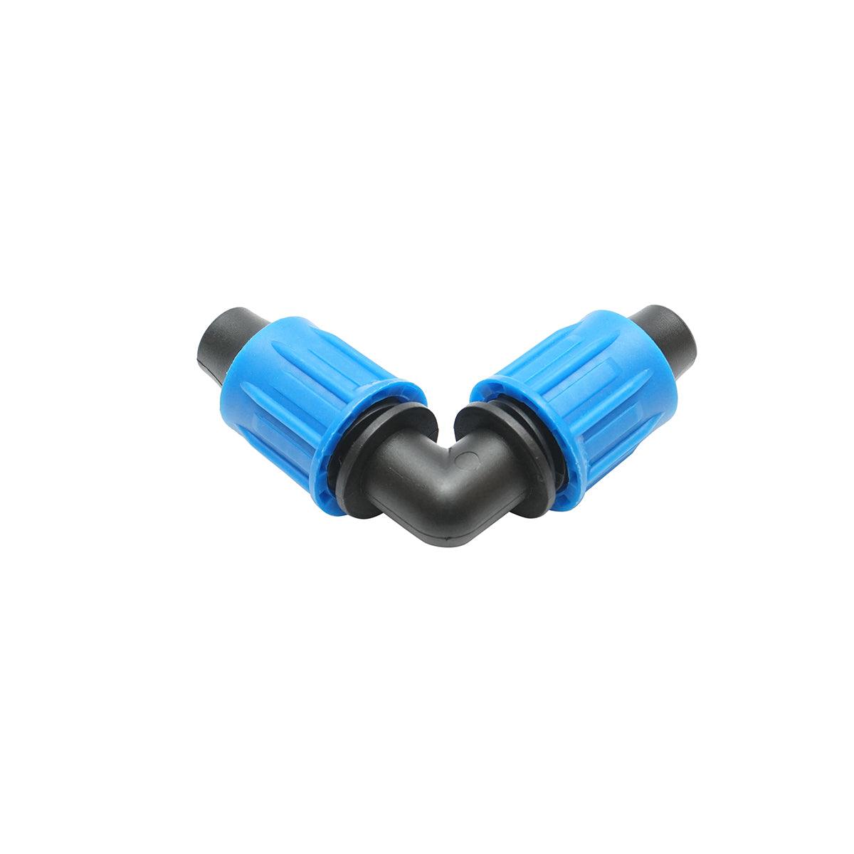 Gomito connettore per tubo di irrigazione 16x16mm per sistemi di irrigazione a goccia Adattatore a Gomito per Irrigazione a Goccia - immagine 3