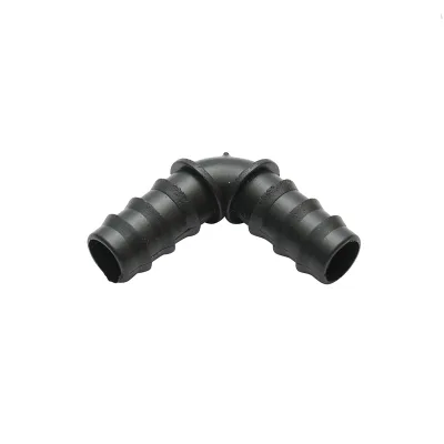 Gomito di collegamento per tubo e tubo di irrigazione D16x16mm a 90 gradi