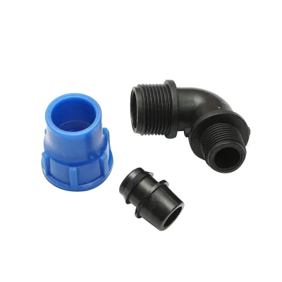 Gomito di compressione con filettatura esterna D20mmx1/2 per sistemi di irrigazione - immagine 4