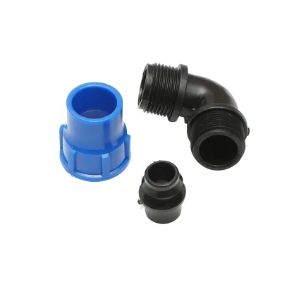 Gomito di compressione con filettatura esterna D20mmx3/4 per sistemi di irrigazione - immagine 3