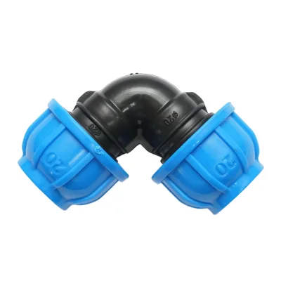 Gomito di compressione D20x20mm PN16, per sistemi di irrigazione