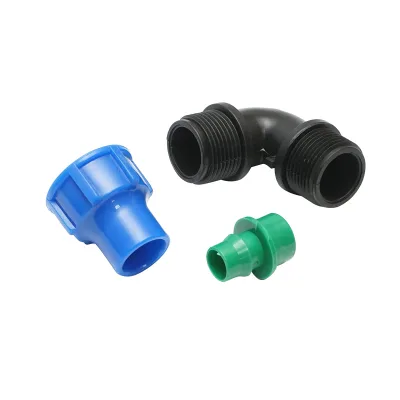 Gomito di raccordo a compressione con filettatura esterna D16mmx3/4 per sistemi di irrigazione - immagine 4