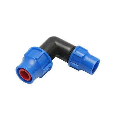 Gomito di raccordo a compressione ridotto D25x20mm per sistemi di irrigazione. - immagine 2