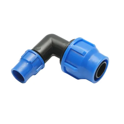 Gomito di raccordo a compressione ridotto D32x20mm per sistemi di irrigazione - immagine 2