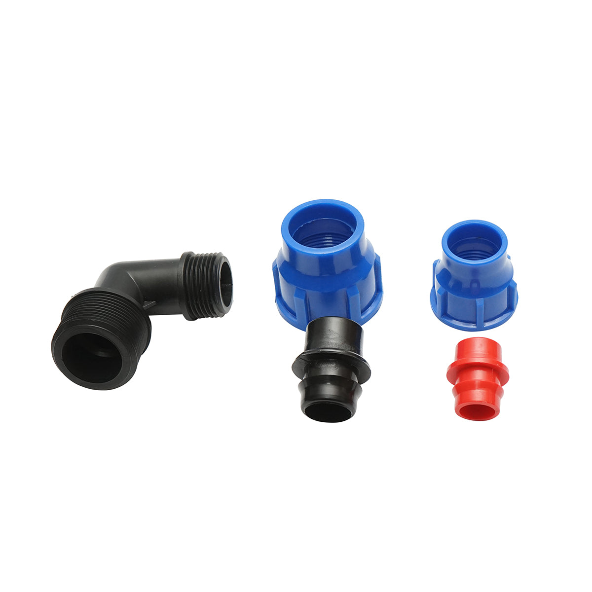 Gomito di raccordo a compressione ridotto D32x25mm per sistemi di irrigazione - immagine 3