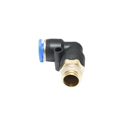 Gomito di riduzione rapida in plastica per tubo da 8 mm e filettatura metallica da 1/4 - immagine 4