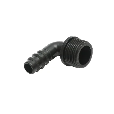 Gomito per tubo di gocciolamento con filettatura esterna D16mm x 3/4 per sistemi di irrigazione. - immagine 4