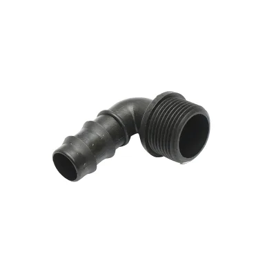 Gomito per tubo di gocciolamento con filettatura esterna D20mmx3/4 per sistemi di irrigazione - immagine 2