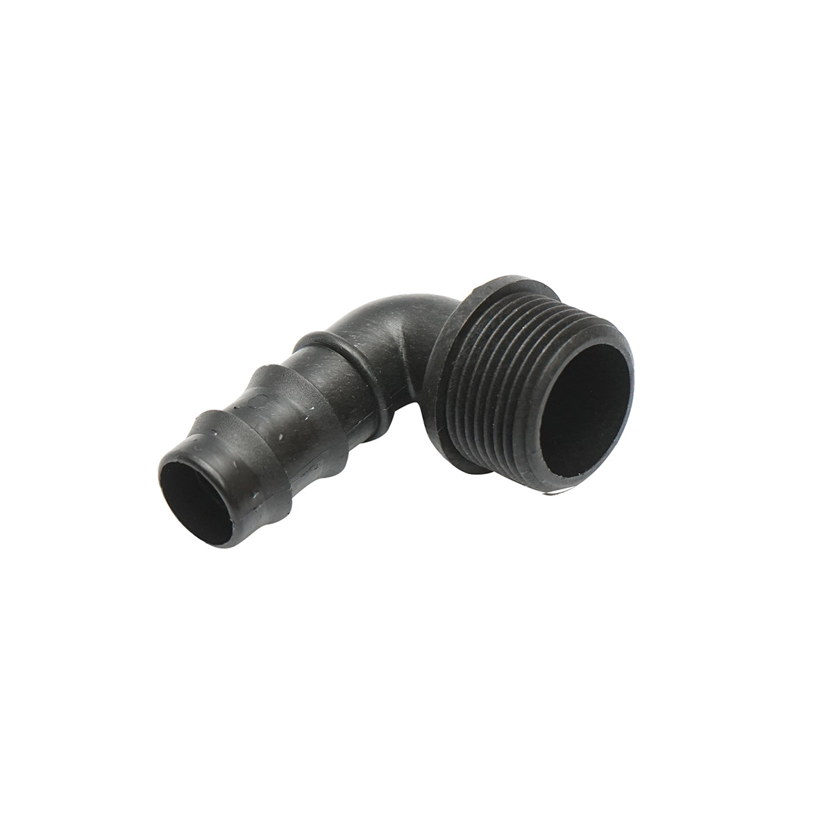 Gomito per tubo di gocciolamento con filettatura esterna D20mmx3/4 per sistemi di irrigazione - immagine 2