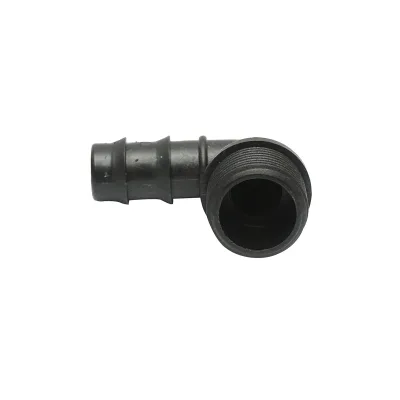 Gomito per tubo di gocciolamento con filettatura esterna D20mmx3/4 per sistemi di irrigazione - immagine 3
