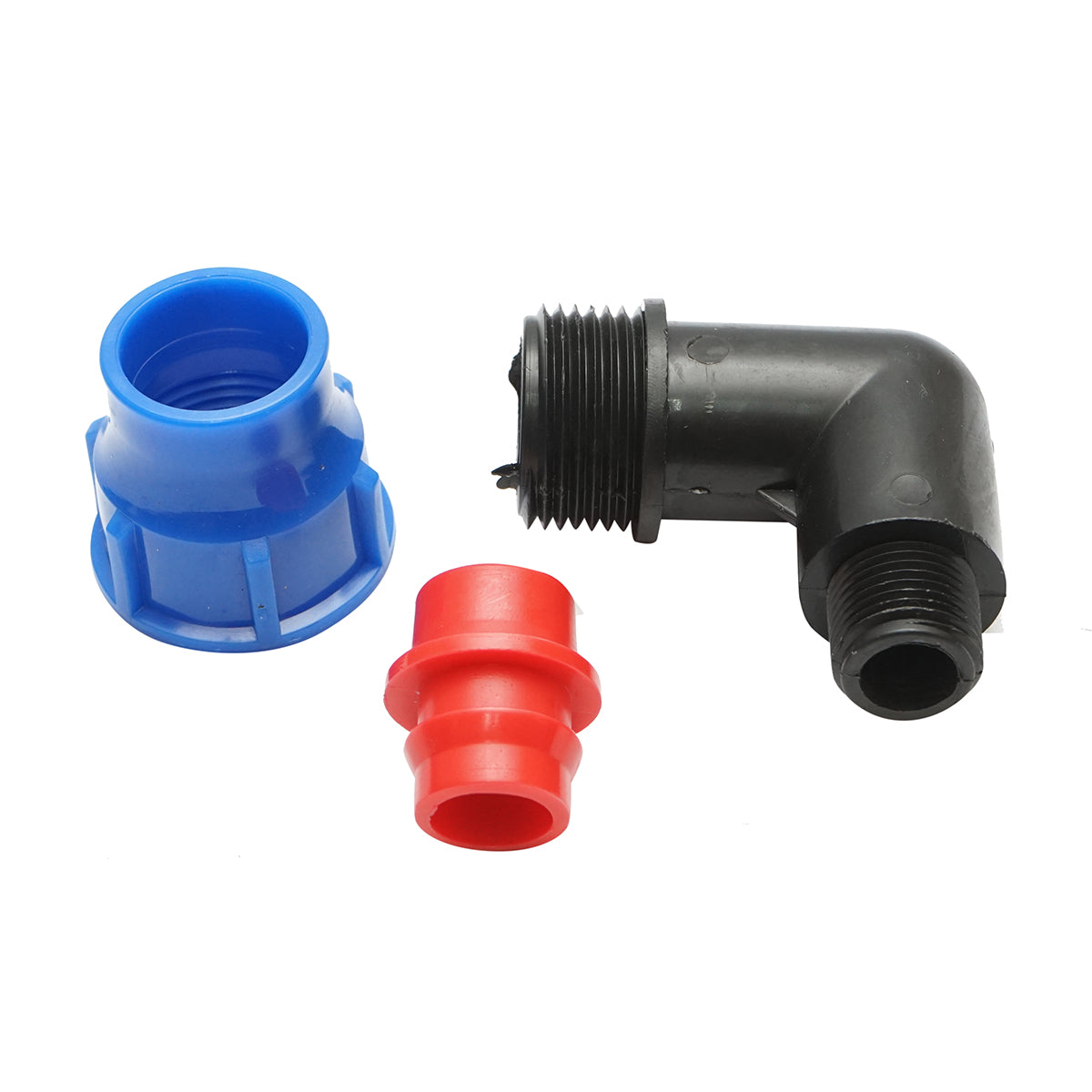 Gomito per tubo di gocciolamento con filettatura esterna D25mmx1/2 pollice, per sistemi di irrigazione - immagine 3