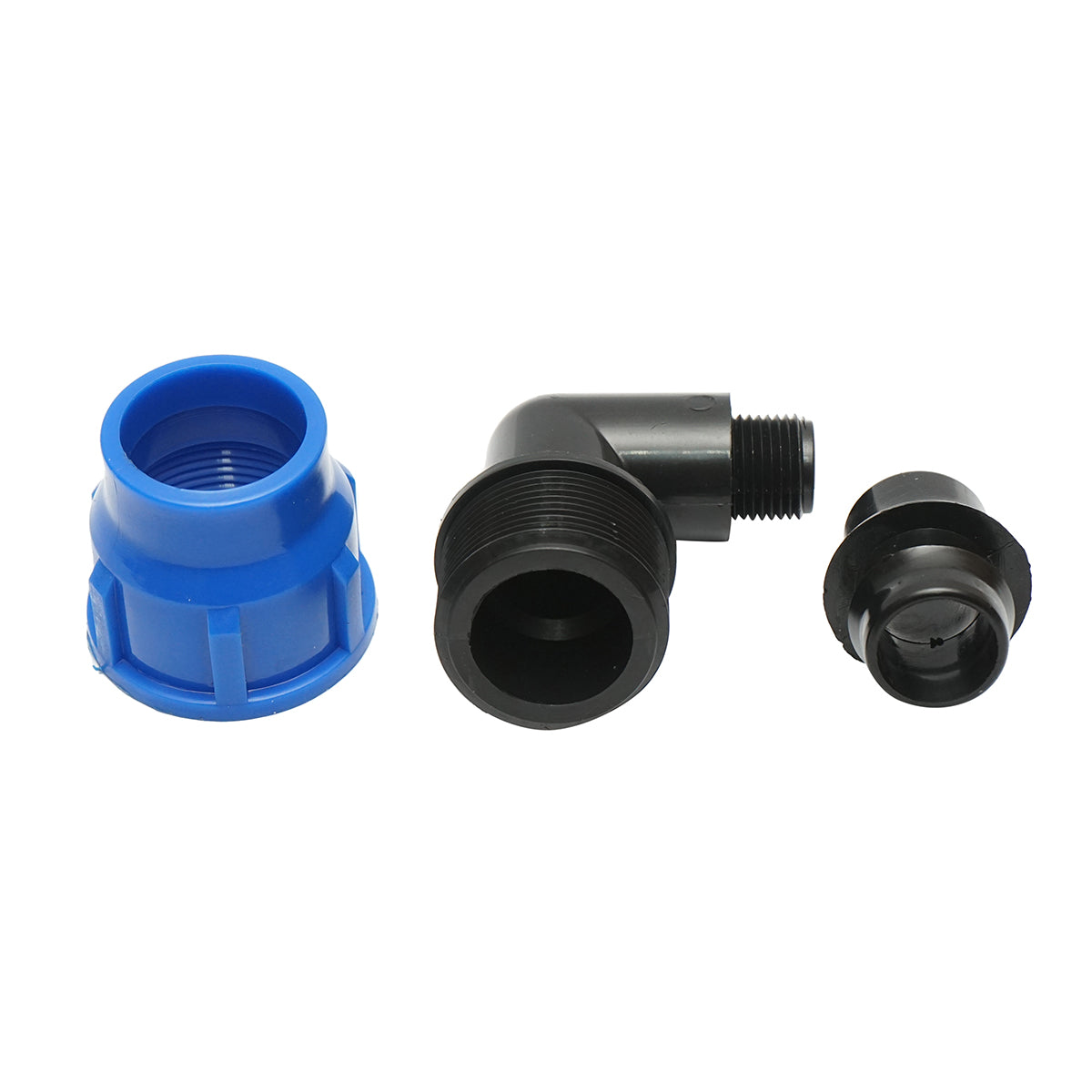 Gomito per tubo di gocciolamento con filettatura esterna D32mmx1/2 pollice, per sistemi di irrigazione. - immagine 3
