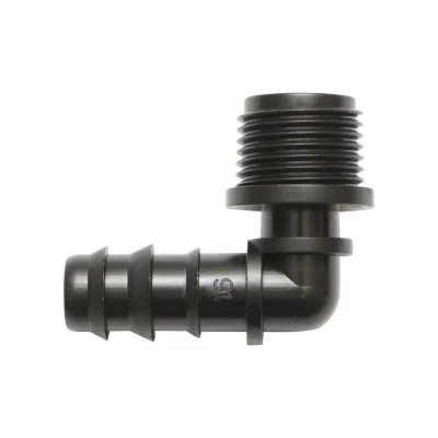 Gomito per tubo di gocciolamento da 16mm x 1/2 Breckner Germany