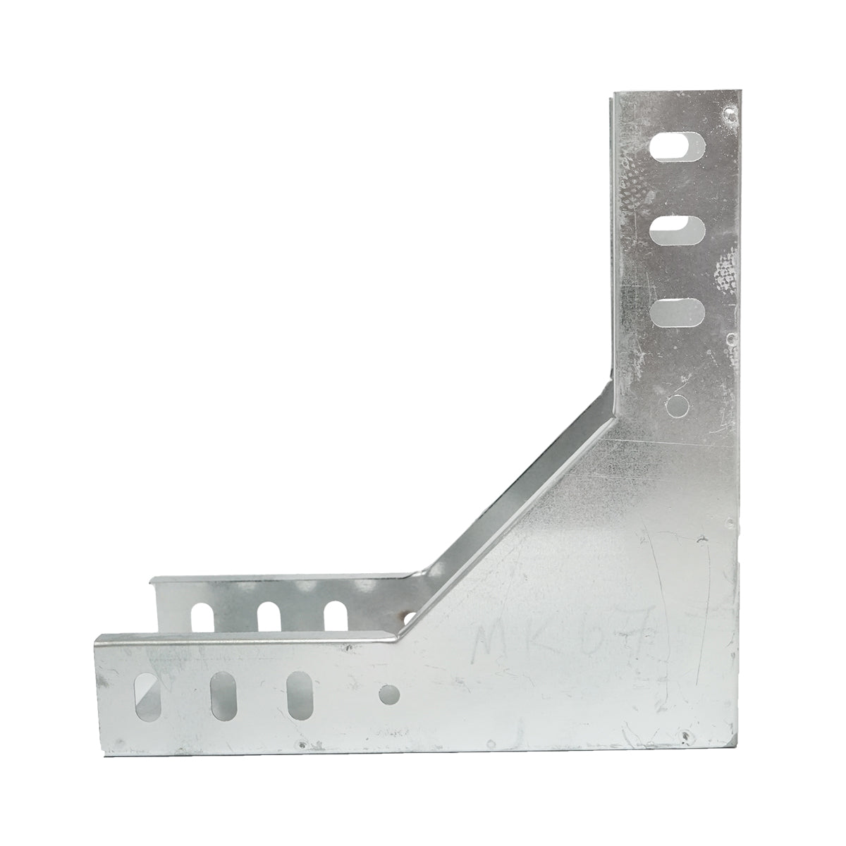 Gomito verticale a 90 gradi per grondaia in acciaio zincato 100x50mm - immagine 2