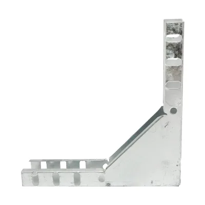 Gomito verticale a 90 gradi per grondaia in acciaio zincato 25x50mm - immagine 4