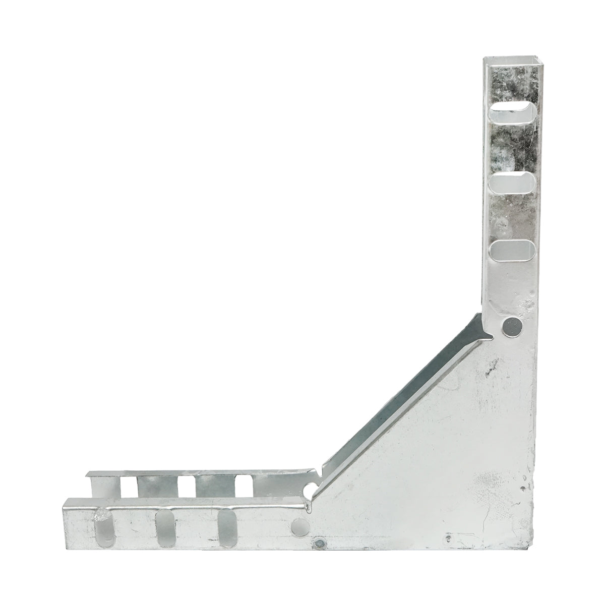 Gomito verticale a 90 gradi per grondaia in acciaio zincato 25x50mm - immagine 4